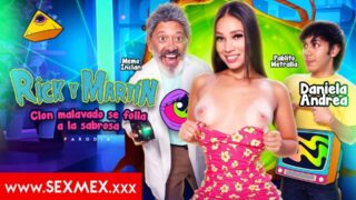 HOTTIE GETS FUCKED BY AN EVIL CLONE . Daniela Andrea Rick Y Martin